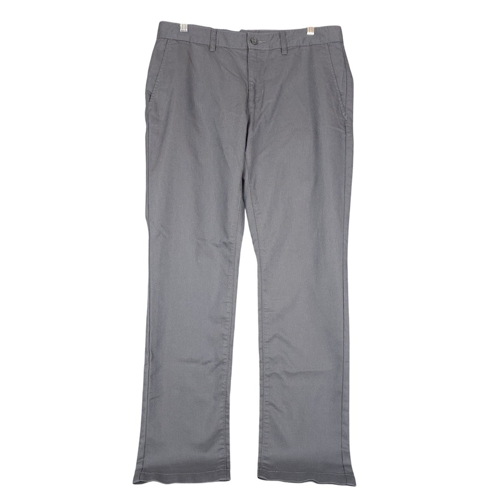 Perry Ellis Mens Slate Slim Fit Textured Dress‎ Pants Trousers 32x30